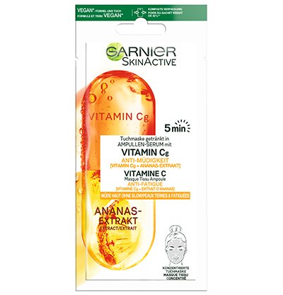 gesichtspflege gesichtspflege marken ampoule tissue mask ampullen tuchmaske anti muedigkeit mit vitamin c and ananas extrakt